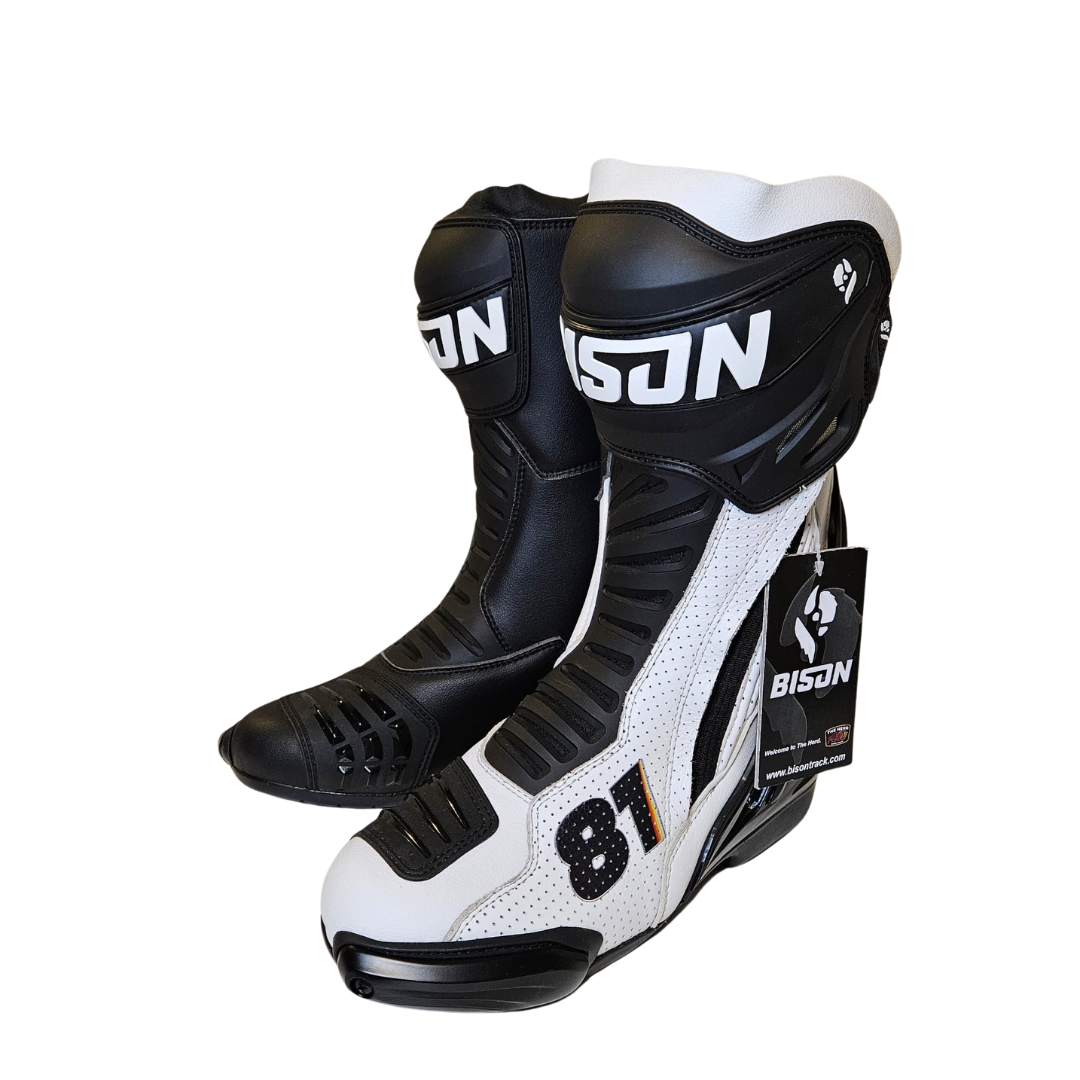 Bison Thor.1 Custom Motorcycle Racing Boots – Bison Track