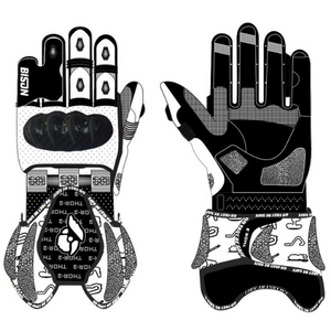 Open image in slideshow, Bison Thor.2 Motorcycle Racing Gloves, Roots Edition
