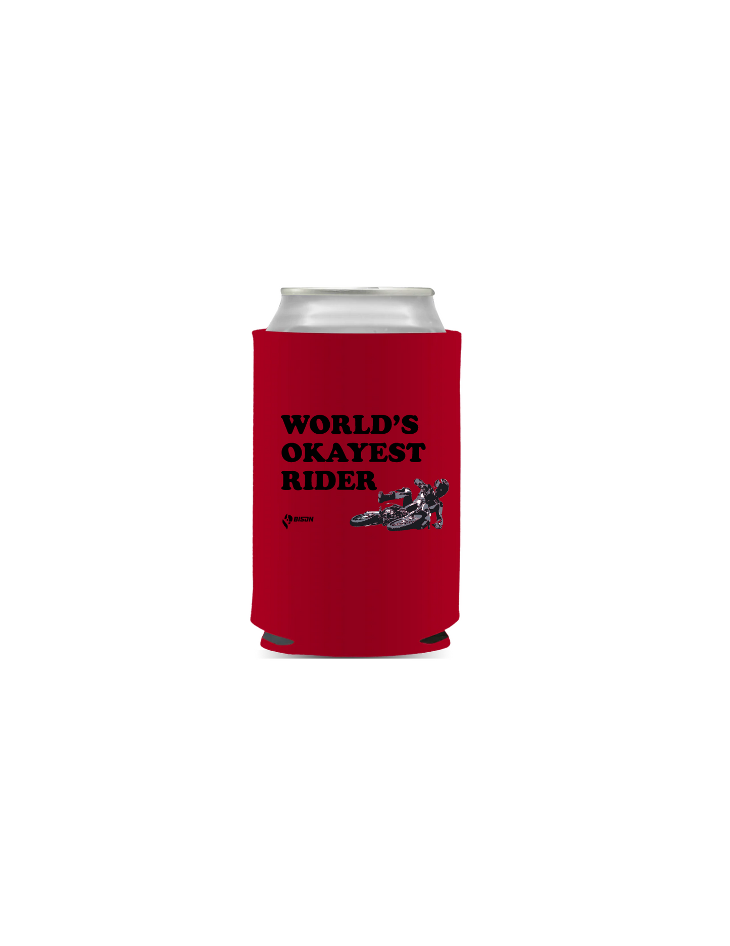 Bison World's Okayest Rider Can Cooler