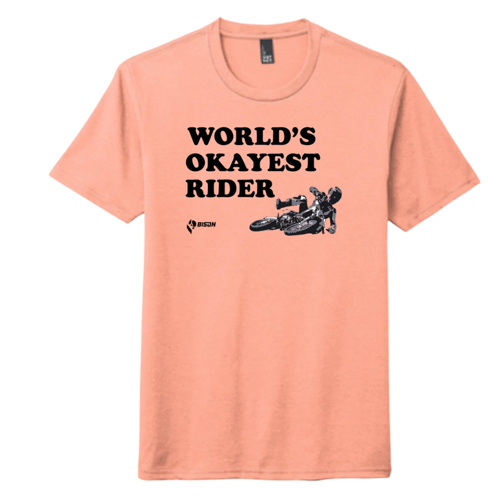 
                      
                        Bison World's Okayest Rider T-Shirt
                      
                    