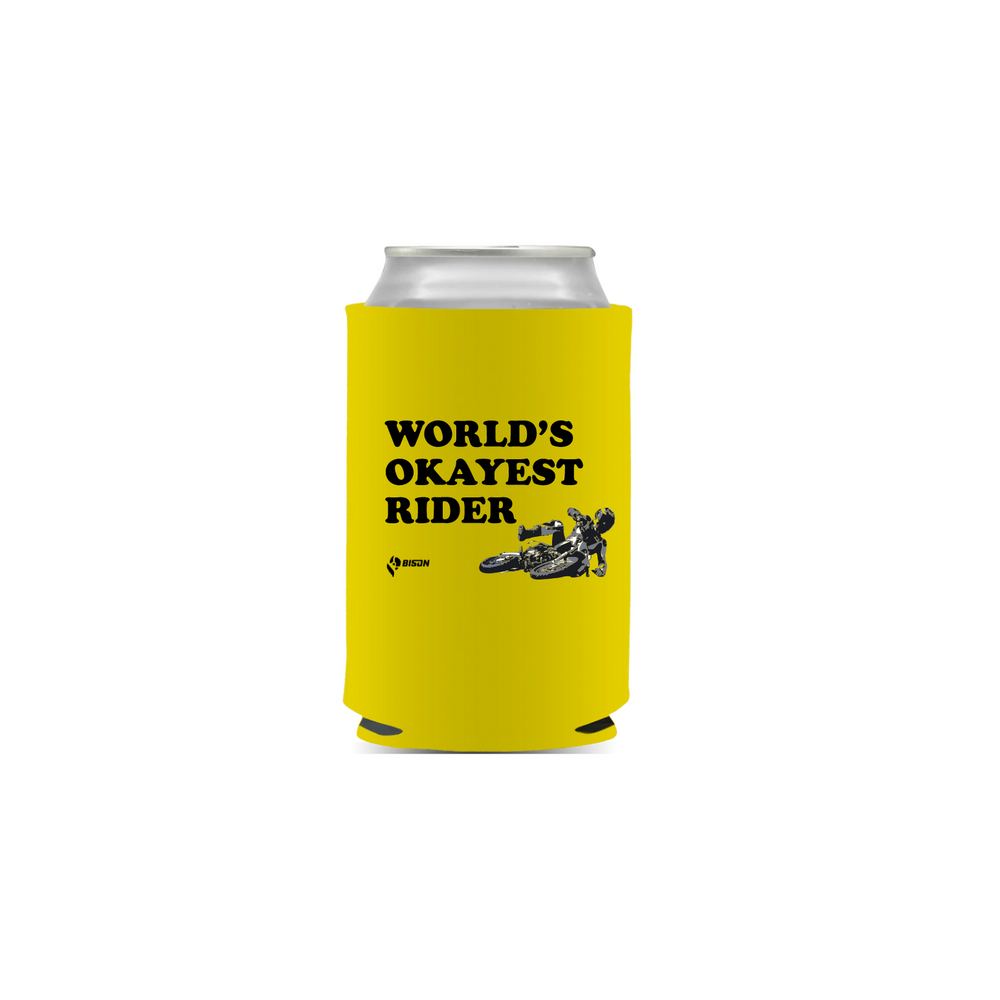 
                      
                        Bison World's Okayest Rider Can Cooler
                      
                    