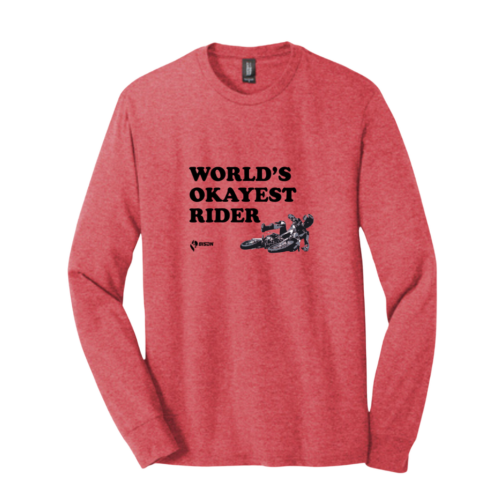 
                      
                        Bison World's Okayest Rider Long Sleeve Tee
                      
                    