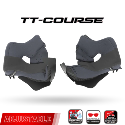 KYT TT Course Cheek Pads