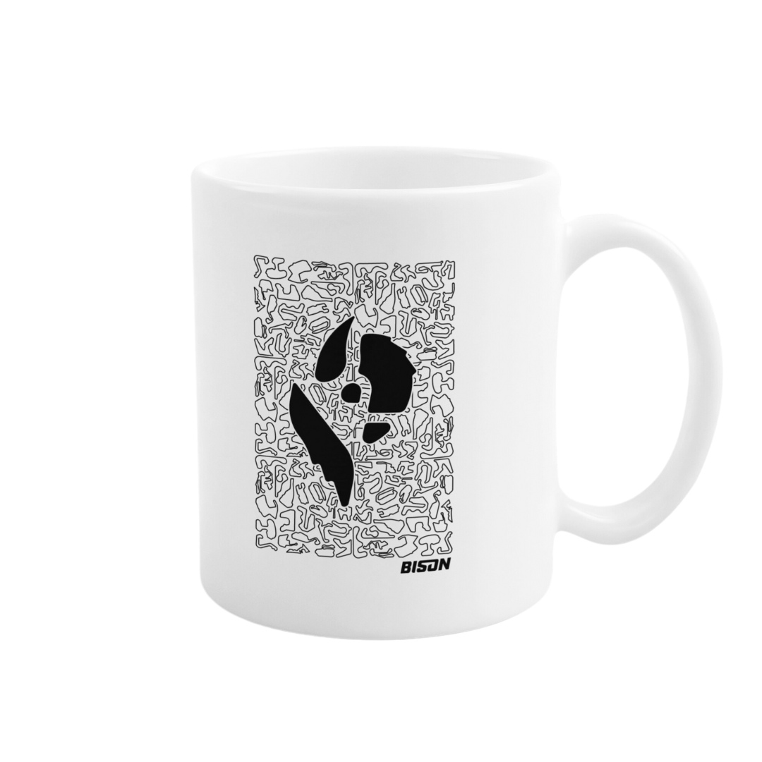 Bison Abstracked Mug