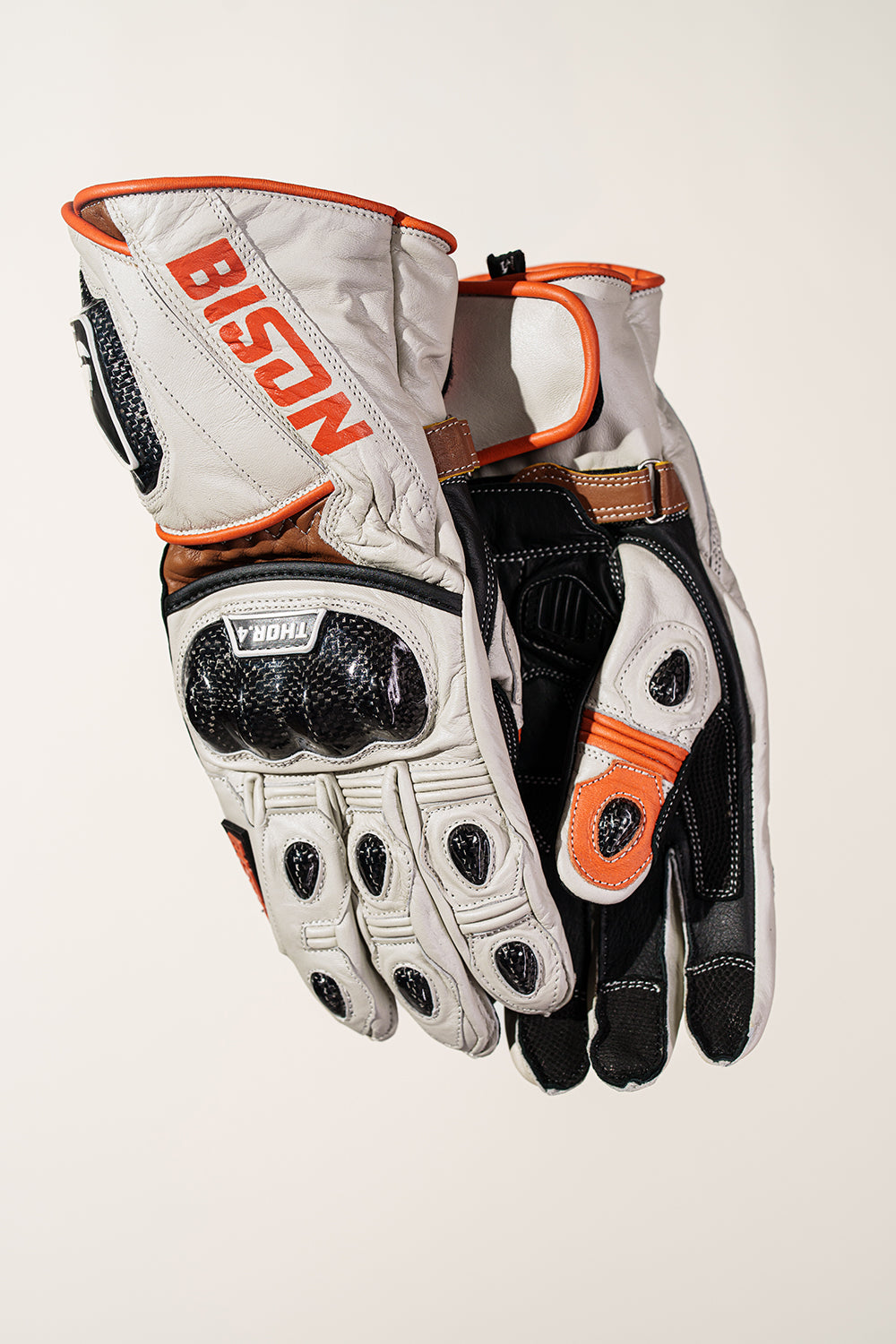 Bison Maverick Colorway Motorcycle Thor.4 Racing Gloves