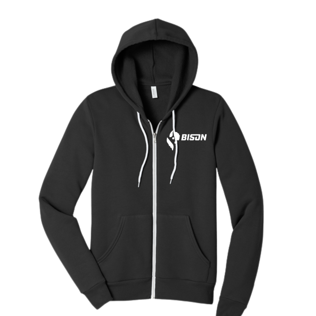 Bison Awkward Silence Full-Zip Hoodie