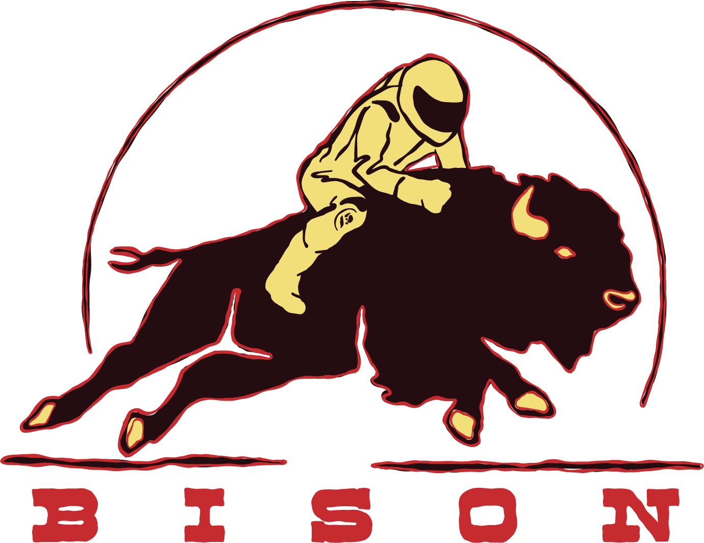 Bison Holeshot Stickers