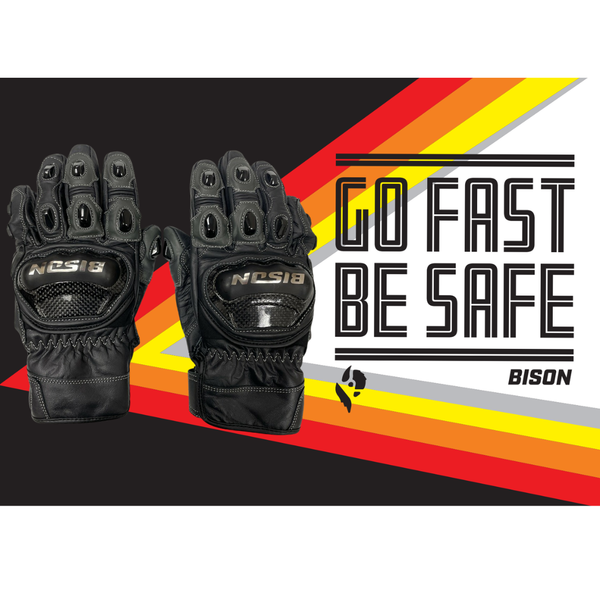 Bison Motorcycle Street Gloves