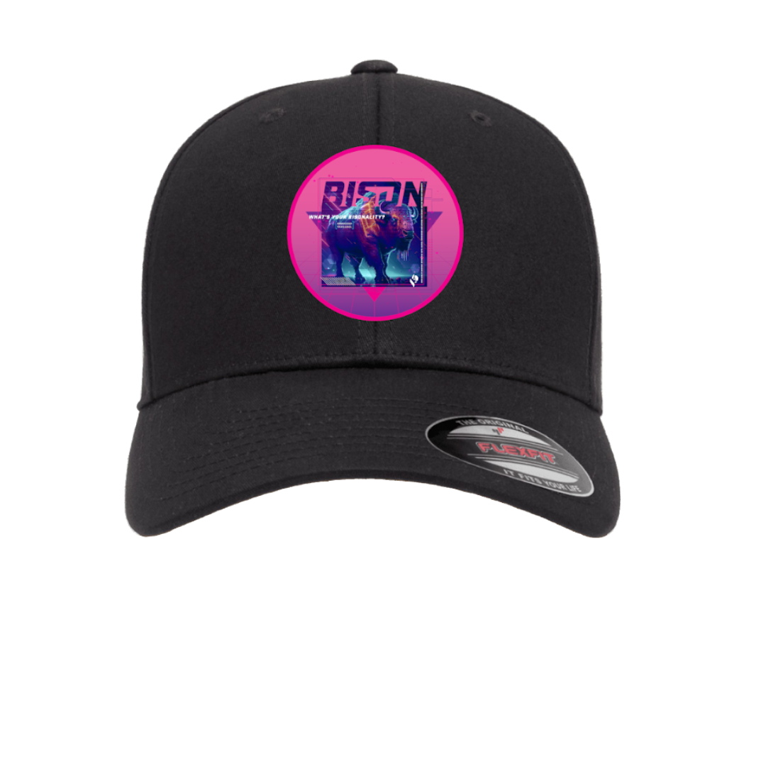 Bison Next Level Curved Bill Fitted Hat