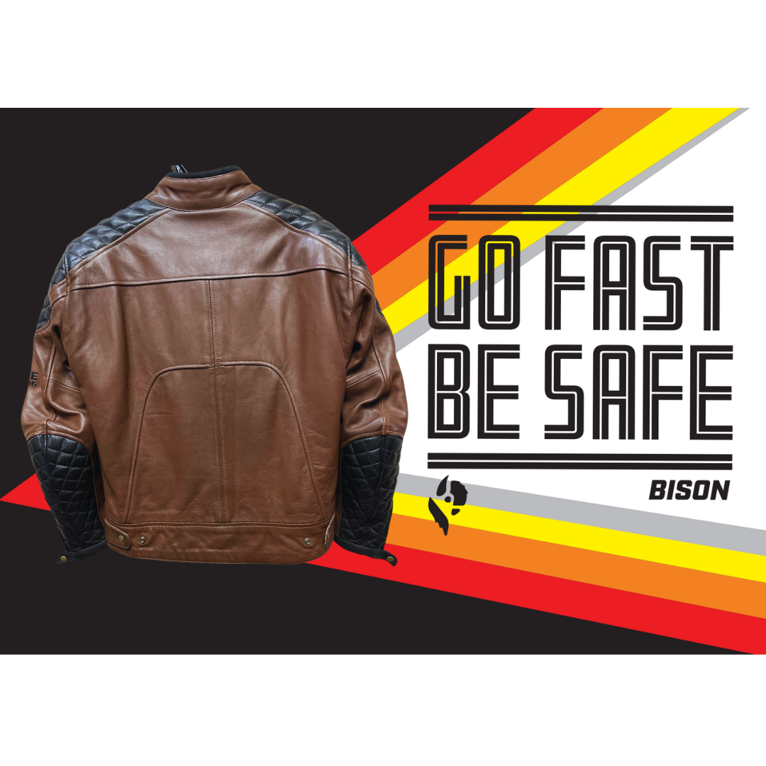 Bison Thor.1 Cowhide Motorcycle Street Jacket