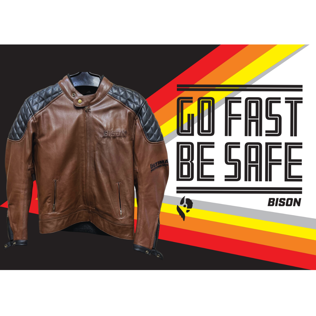 Bison Thor.1 Cowhide Motorcycle Street Jacket