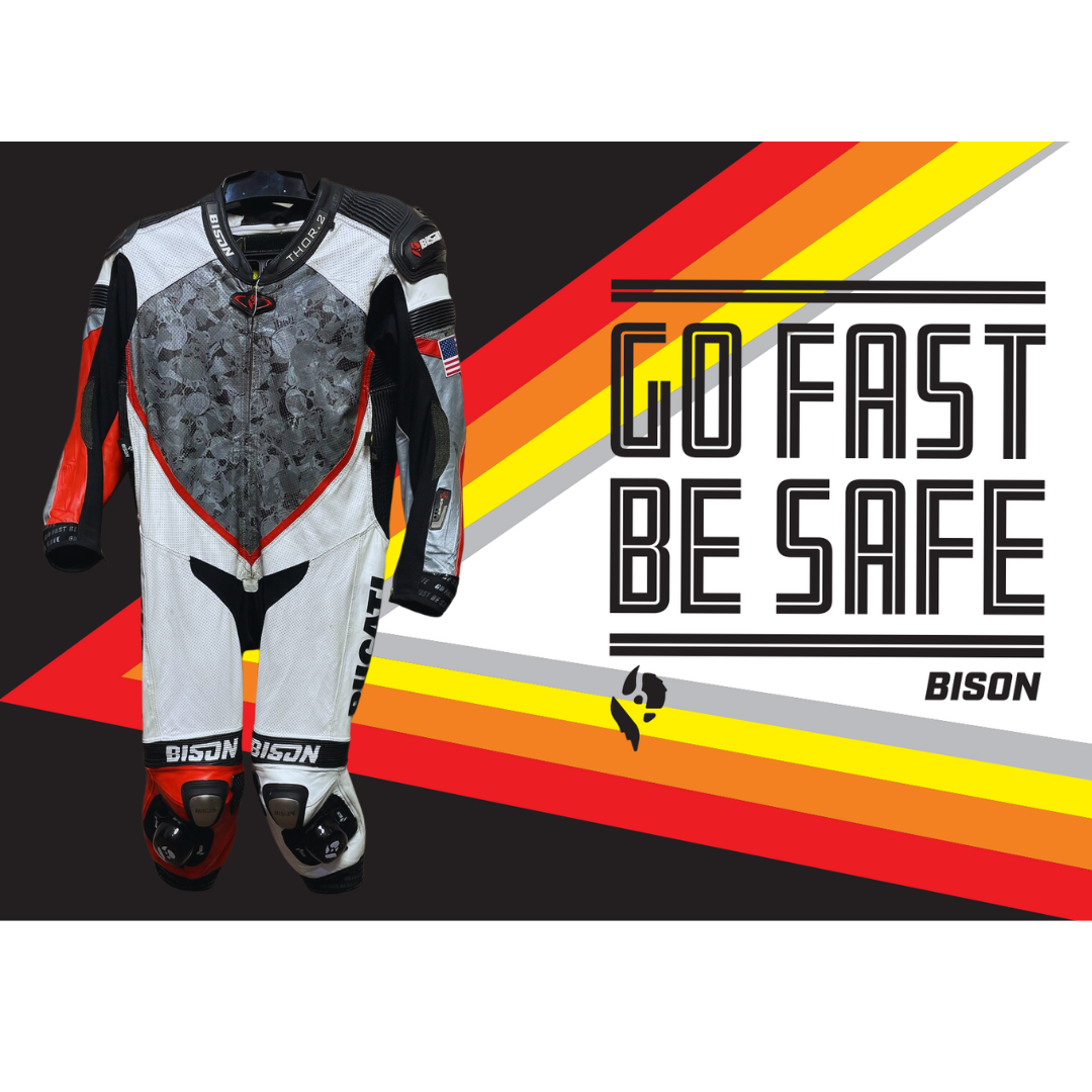 Bison Thor.2 One Piece Kangaroo Motorcycle Racing Suit
