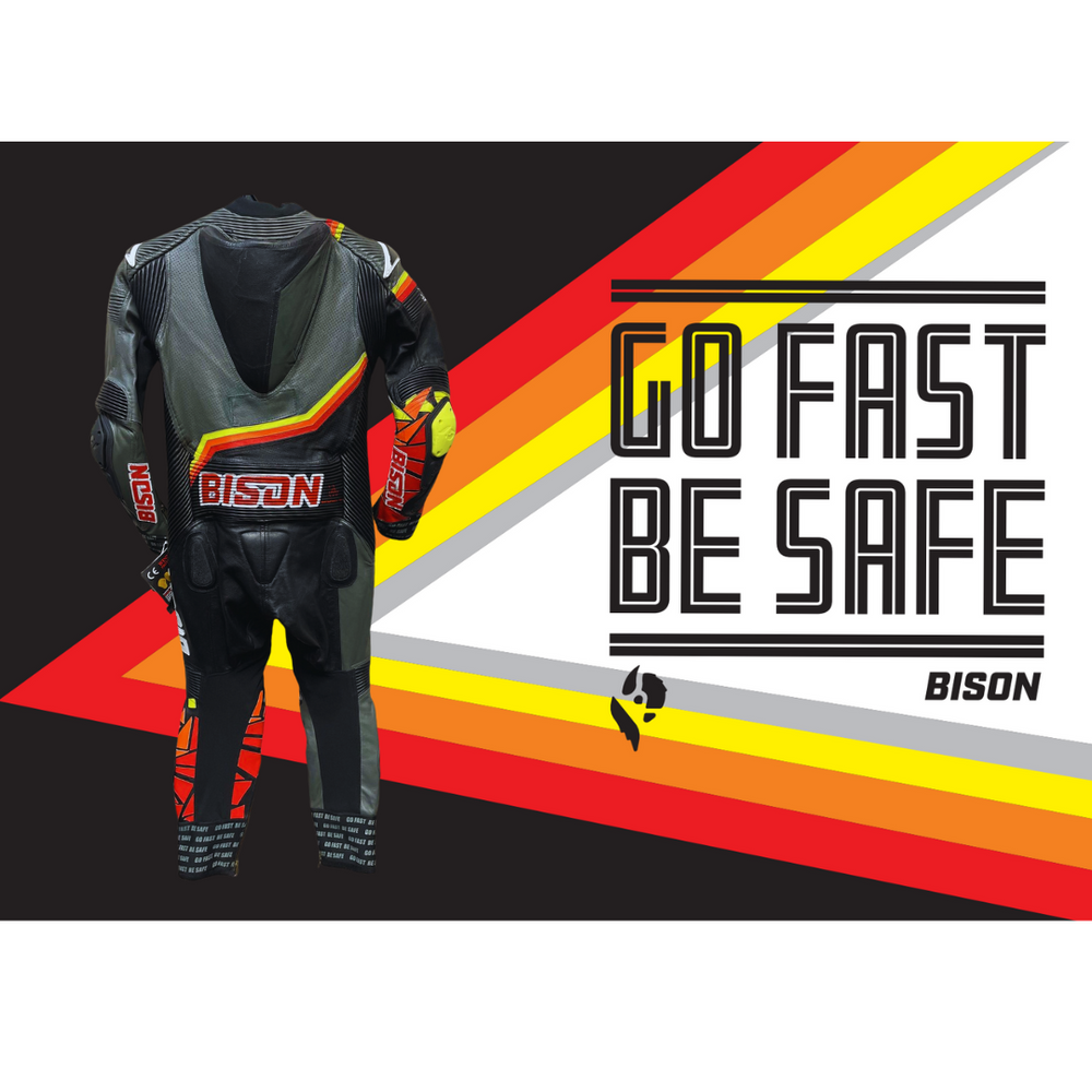 Bison Thor.2 One Piece Kangaroo Motorcycle Racing Suit