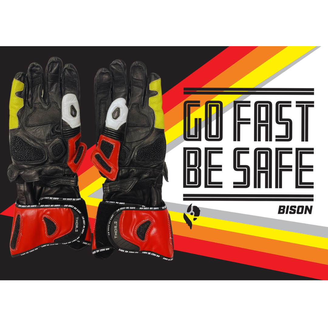 Bison Thor.2 Motorcycle Racing Gloves