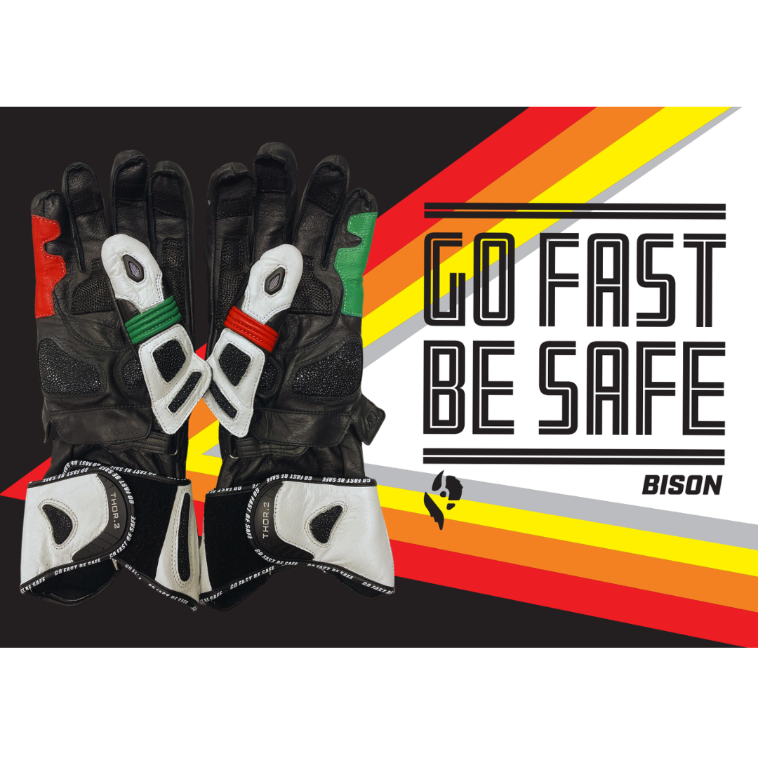 Bison Thor.2 Motorcycle Racing Gloves