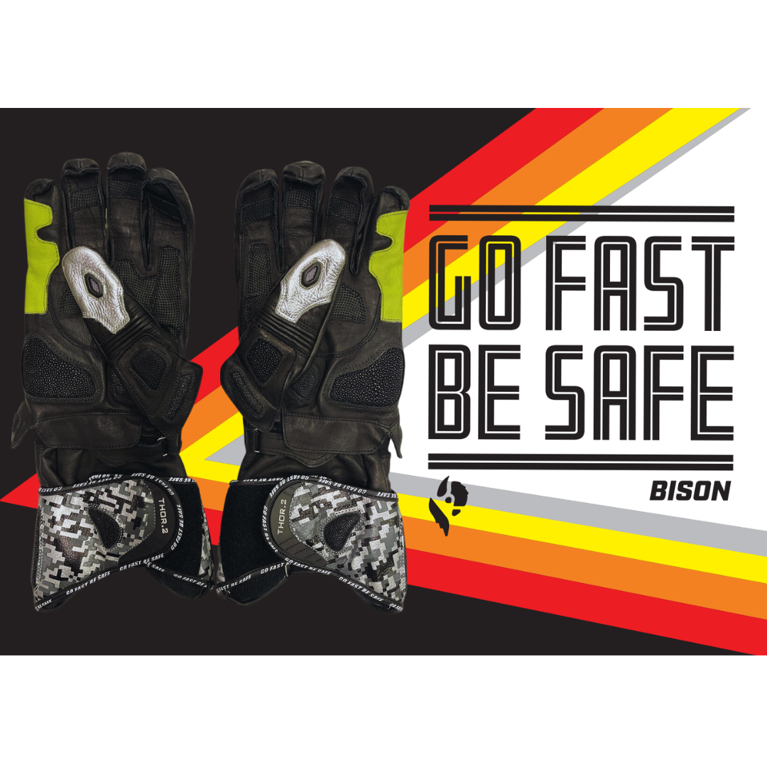 Bison Thor.2 Motorcycle Racing Gloves
