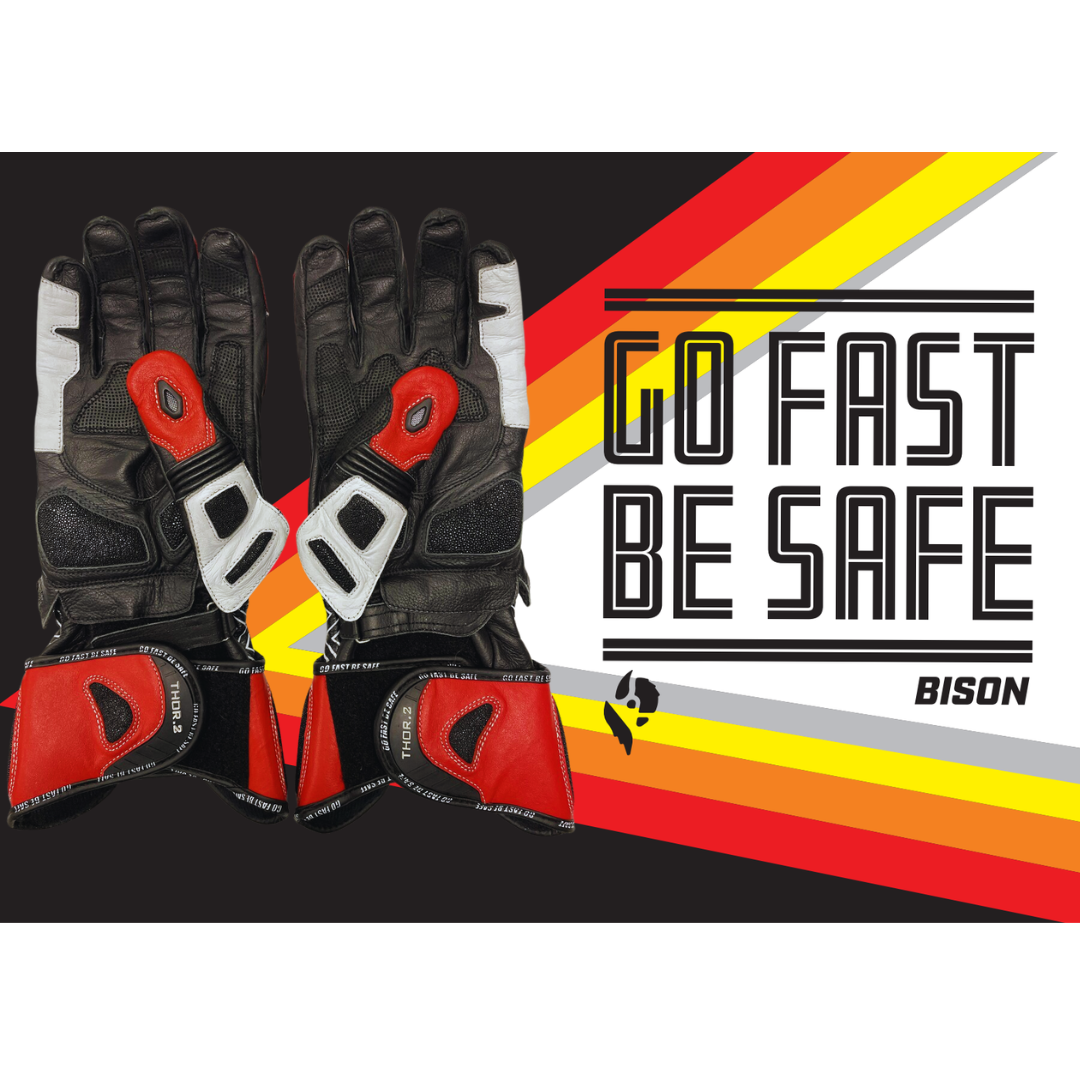 Bison Thor.2 Motorcycle Racing Gloves