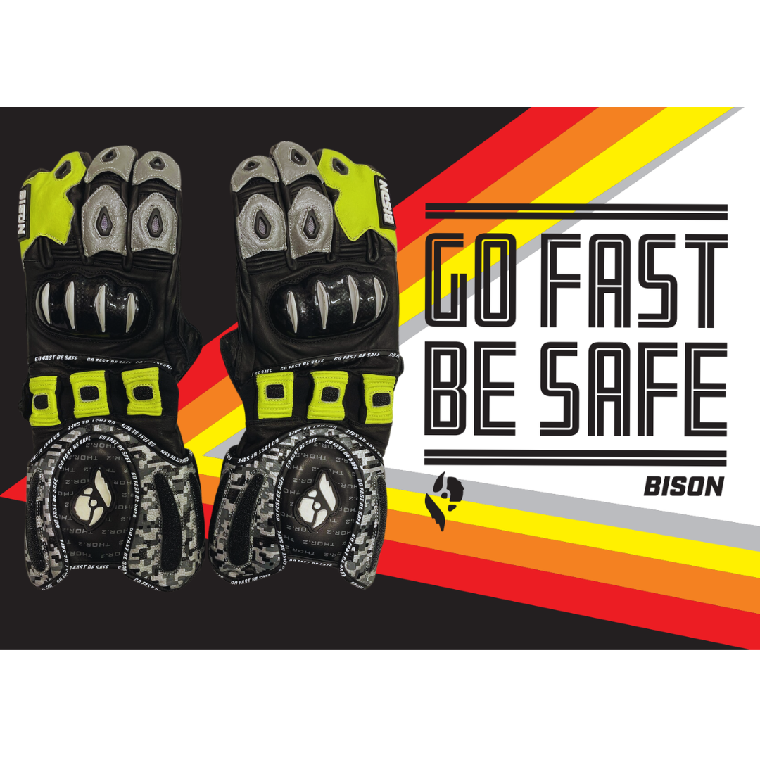 Bison Thor.2 Motorcycle Racing Gloves
