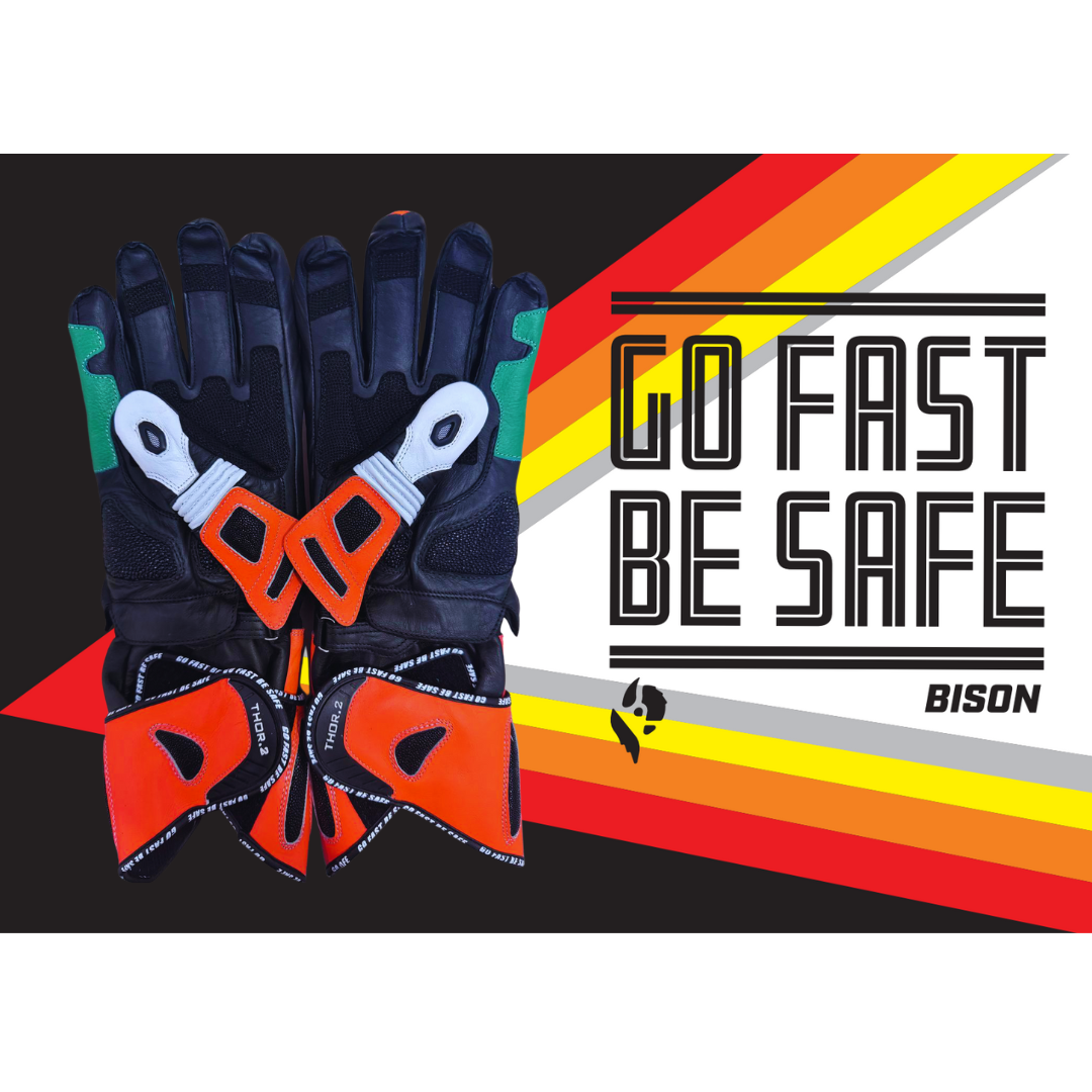 Bison Thor.2 Motorcycle Racing Gloves
