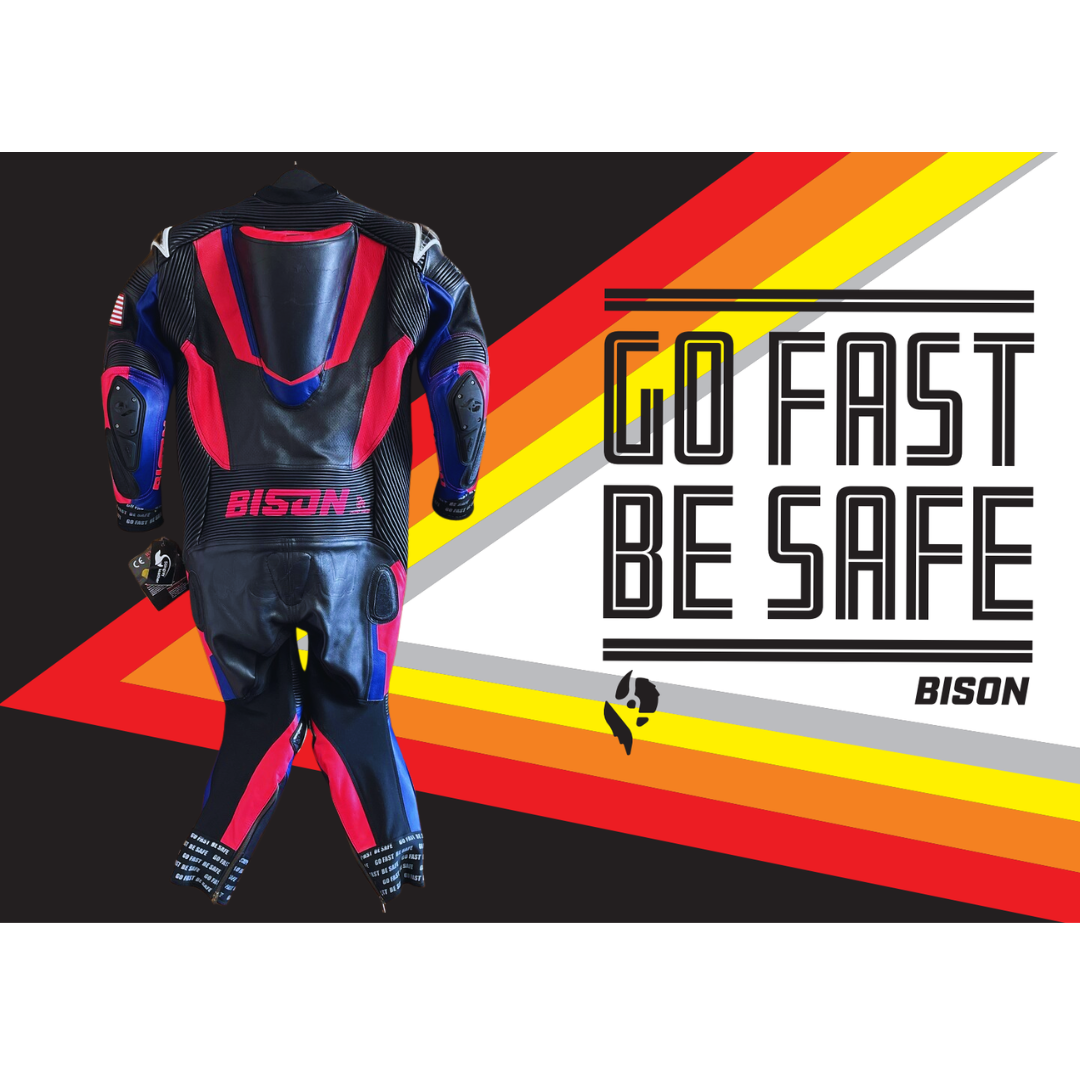 Bison Thor.2 One Piece Women's Cowhide Motorcycle Racing Suit