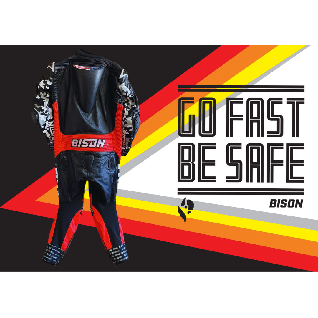 Bison Thor.2 One Piece Kangaroo Motorcycle Racing Suit