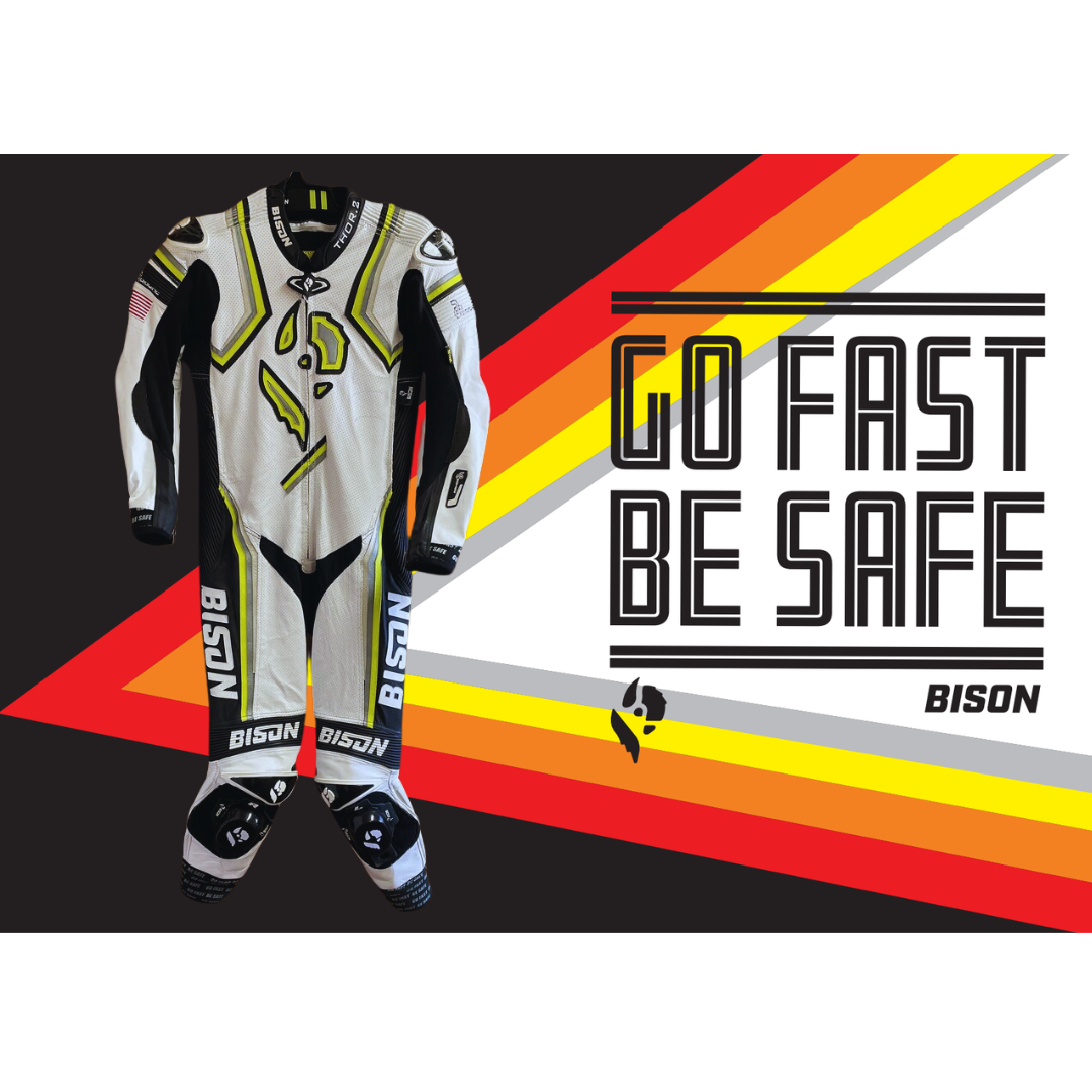 Bison Thor.2 One Piece Kangaroo Motorcycle Racing Suit