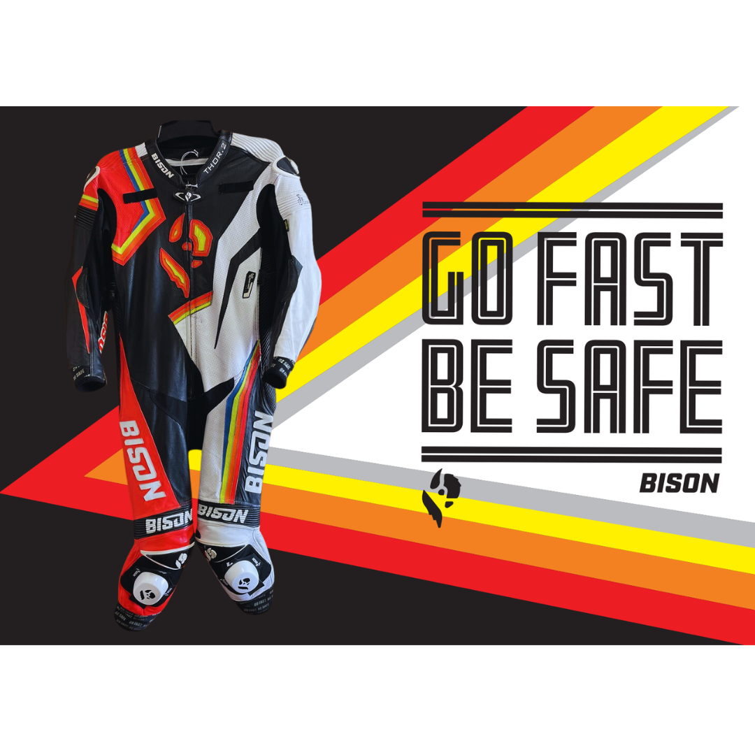 Bison Thor.2 One Piece Kangaroo Motorcycle Racing Suit