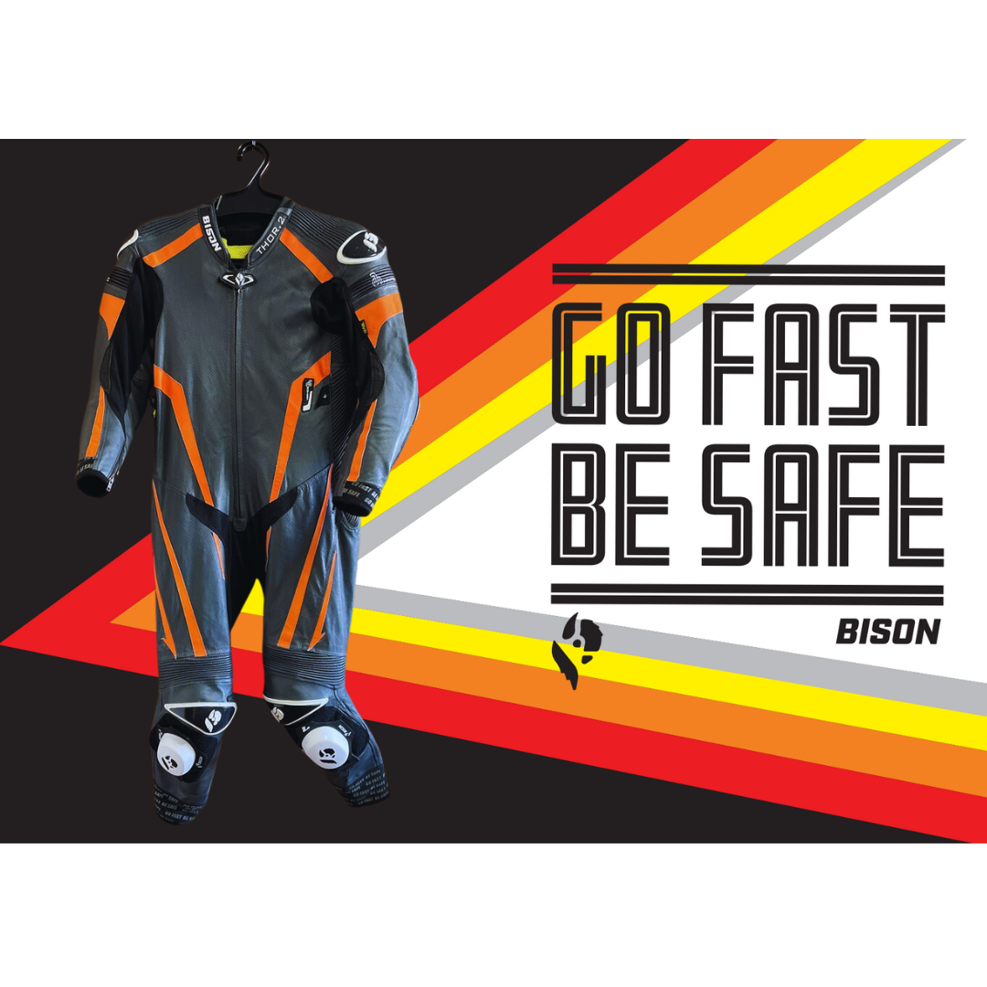 Bison Thor.2 One Piece Kangaroo Motorcycle Racing Suit