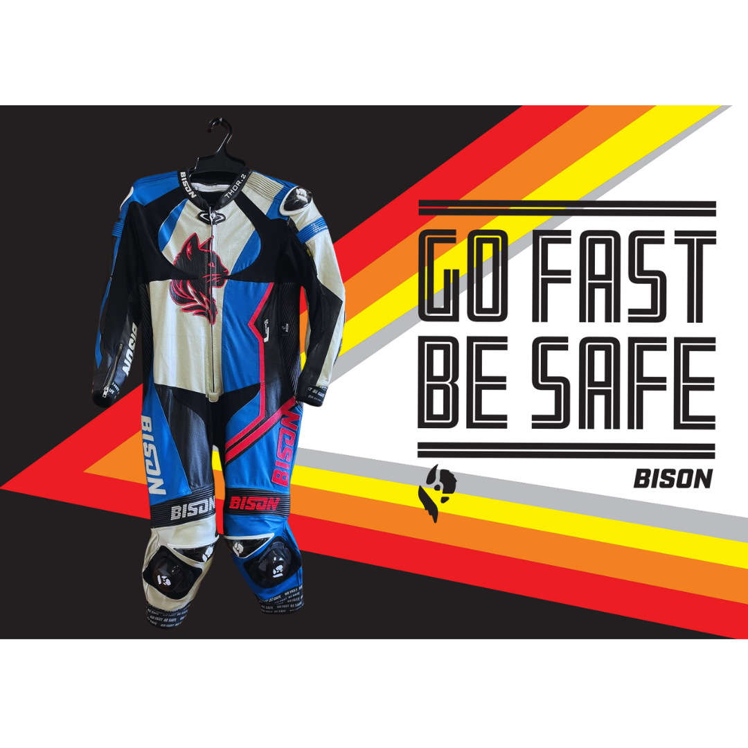 Bison Thor.2 One Piece Women's Kangaroo Motorcycle Racing Suit