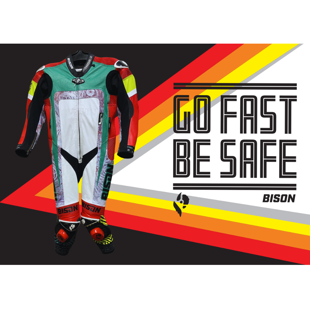 Bison Thor.2 One Piece Kangaroo Motorcycle Racing Suit