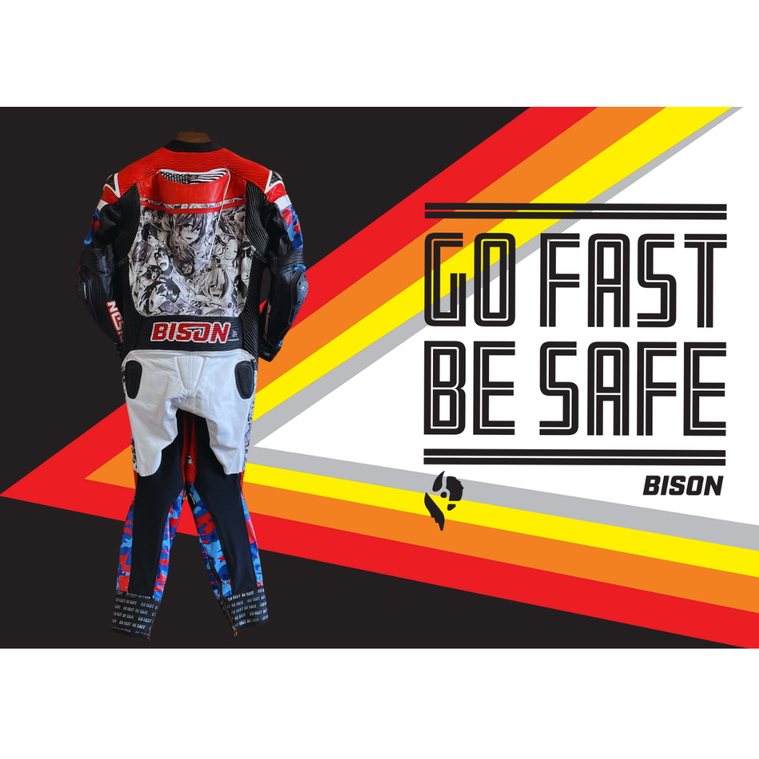 Bison Thor.2 One Piece Kangaroo Motorcycle Racing Suit