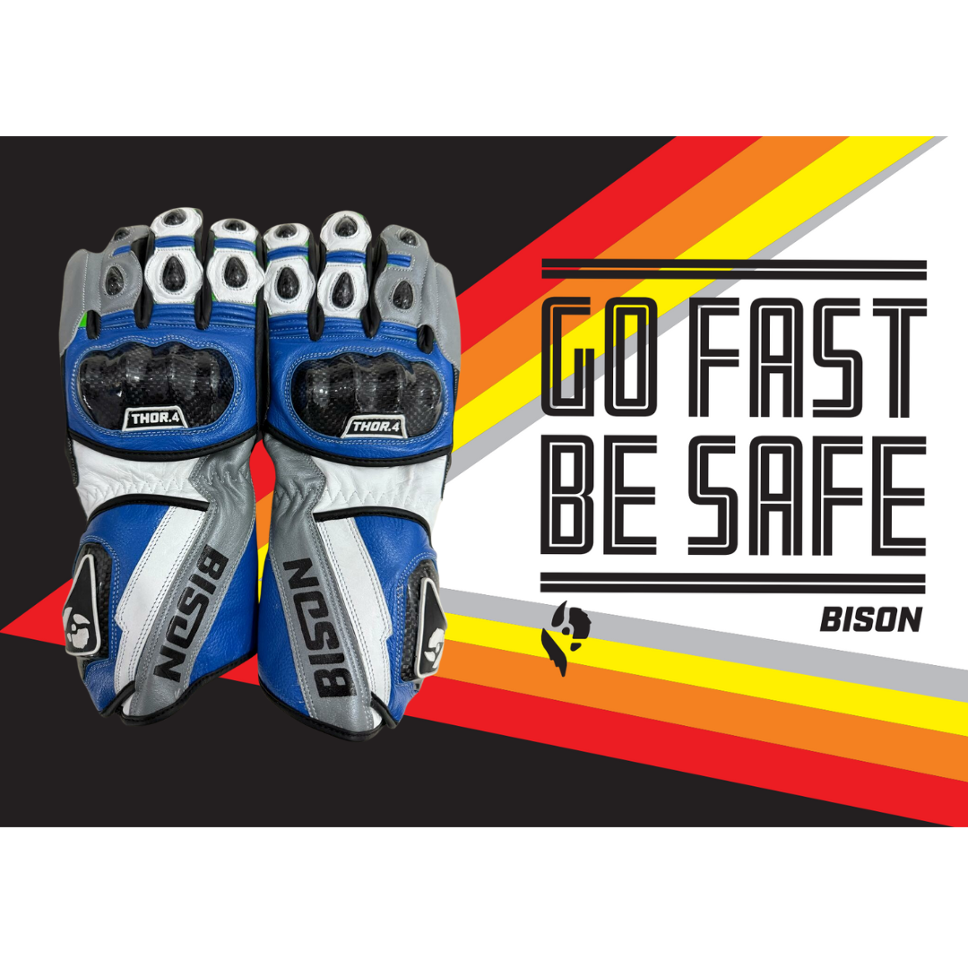 Bison Thor.4 Motorcycle Racing Gloves