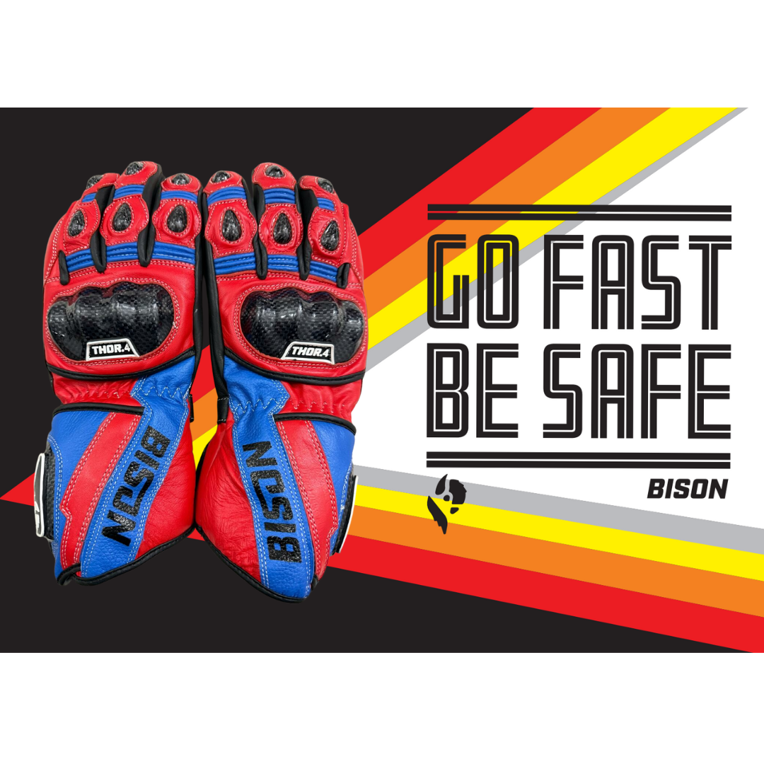 Bison Thor.4 Motorcycle Racing Gloves