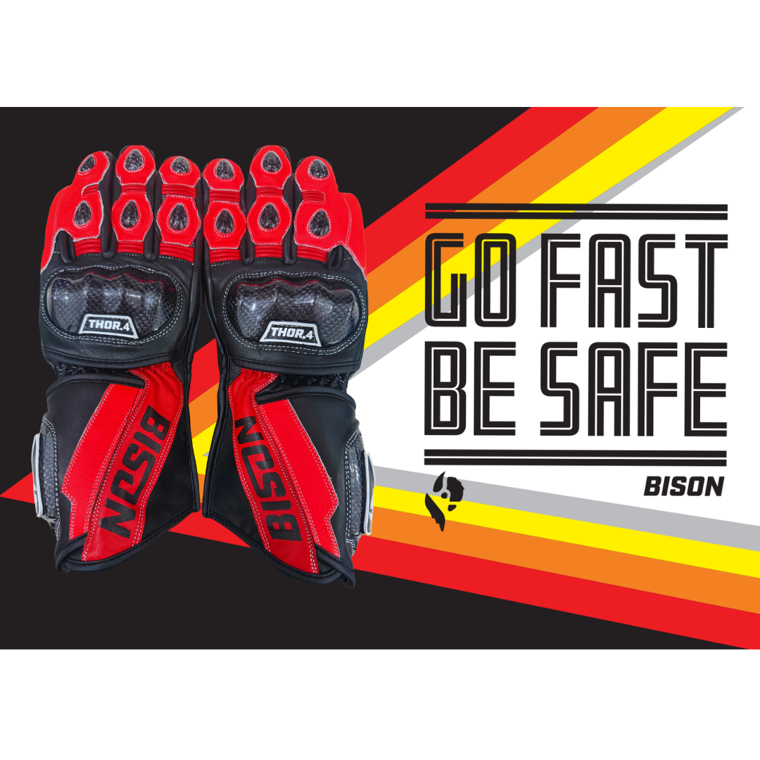 Bison Thor.4 Motorcycle Racing Gloves