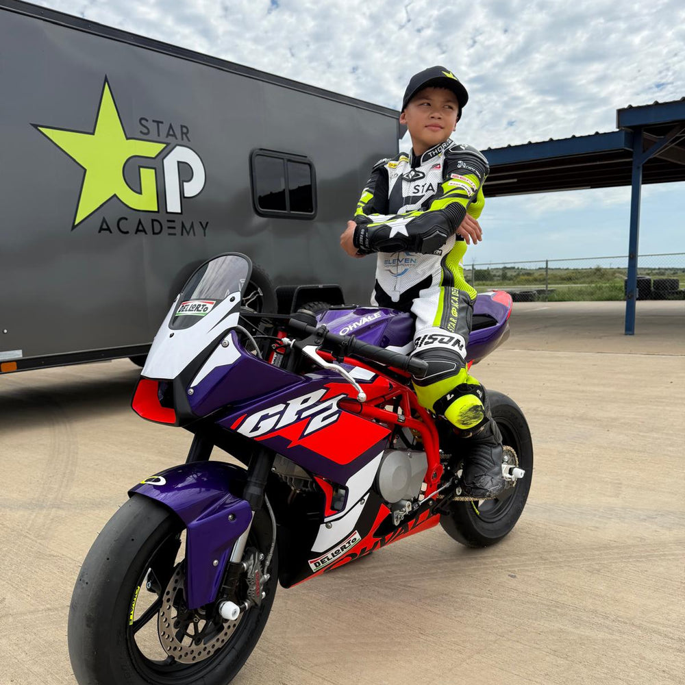 Bison Custom Youth AirHide Motorcycle Racing Suit