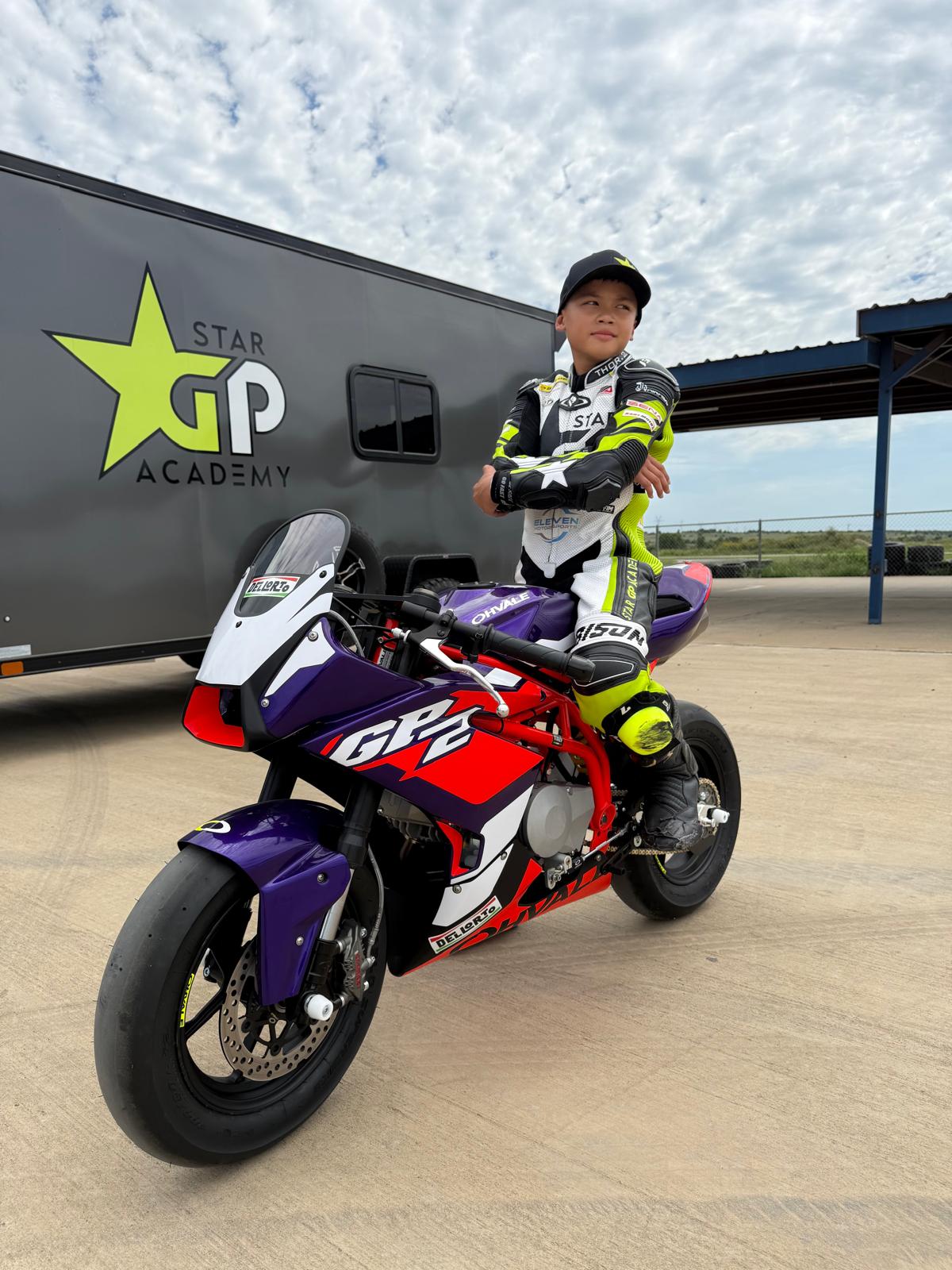 Bison Custom Youth AirHide Motorcycle Racing Suit