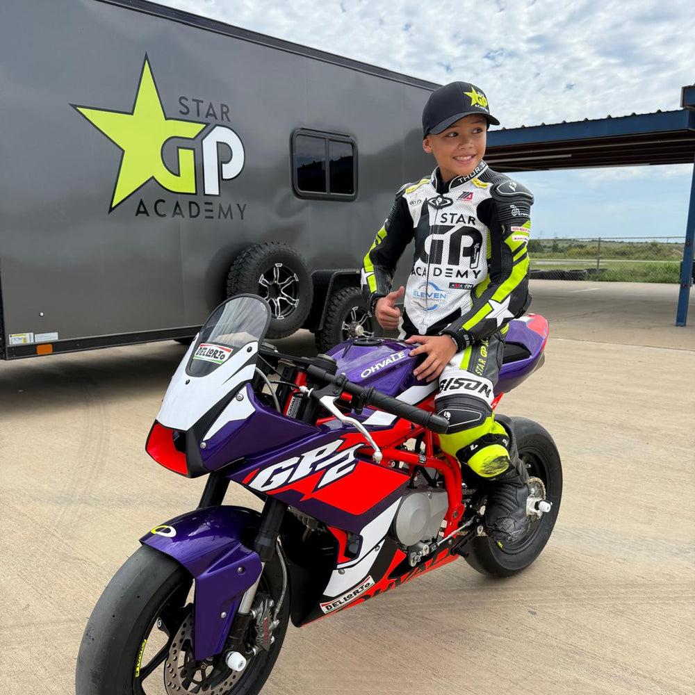 Bison Custom Youth AirHide Motorcycle Racing Suit