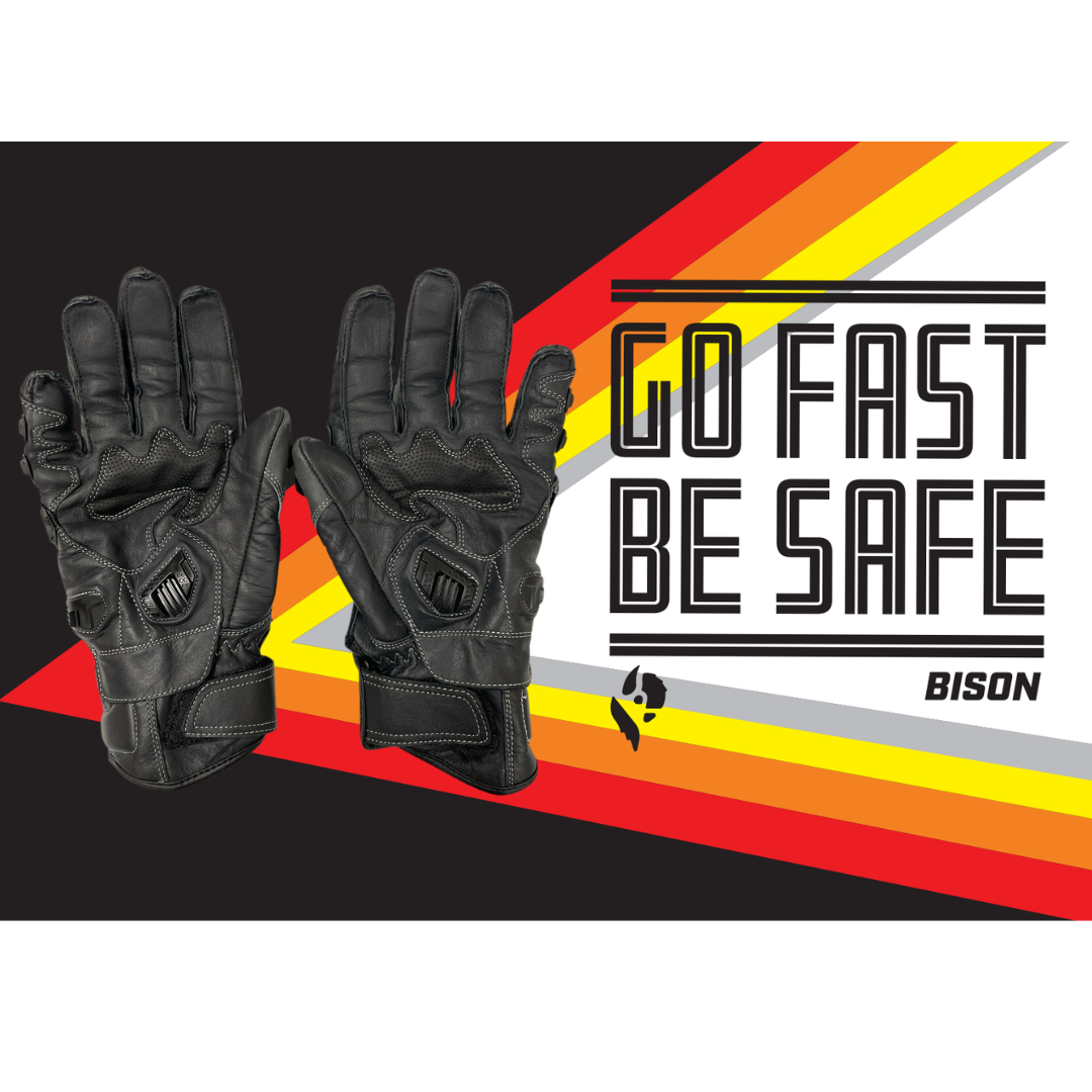 Bison Motorcycle Street Gloves