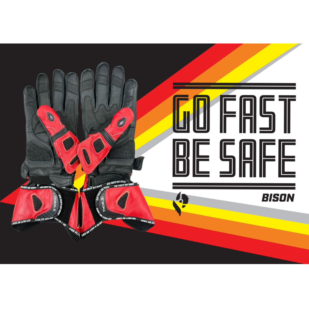 Bison Thor.2 Motorcycle Racing Gloves