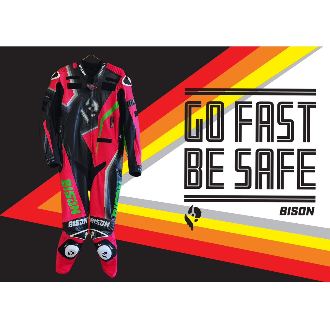 Bison Thor.2 One Piece Kangaroo Motorcycle Racing Suit