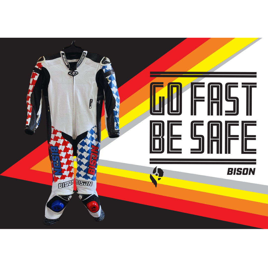 Bison Thor.2 One Piece Kangaroo Motorcycle Racing Suit