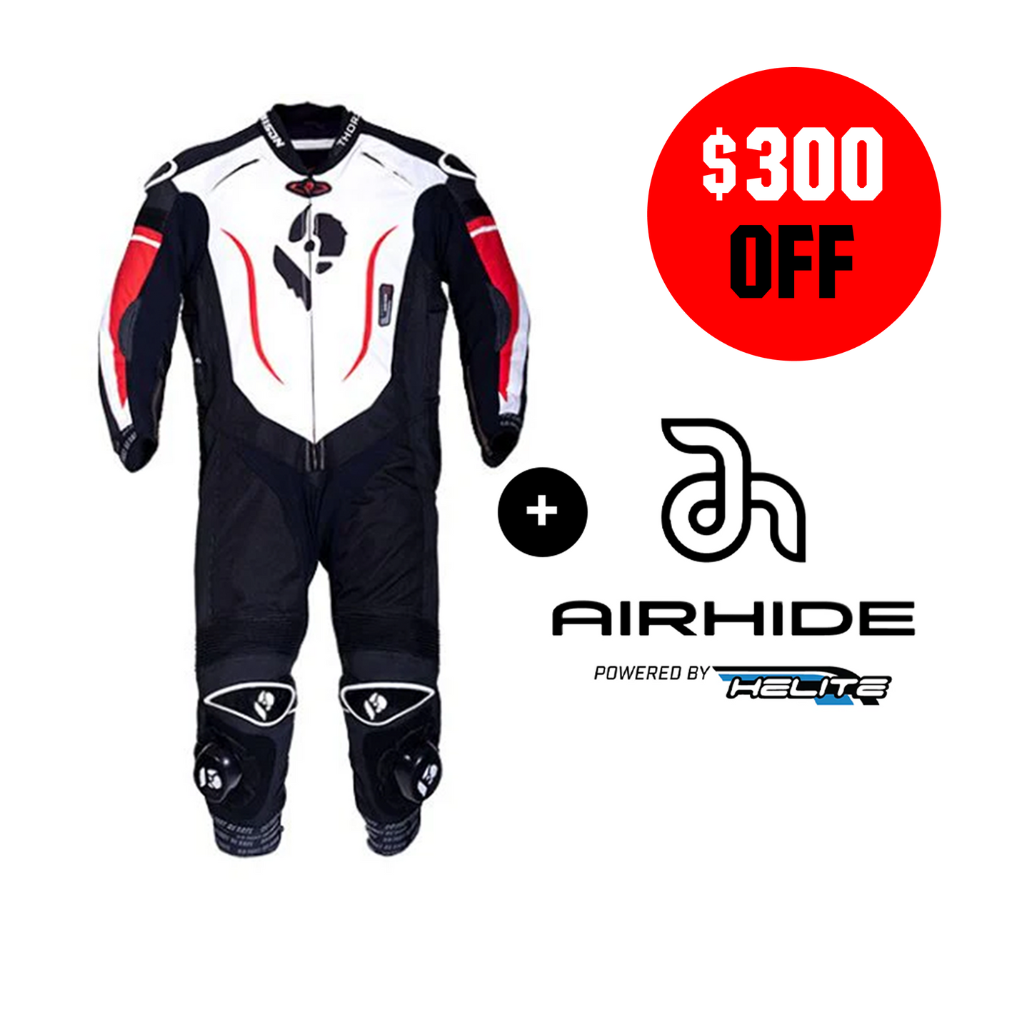 Custom Vegan AirHide Suit with Helite Integrated Air Vest