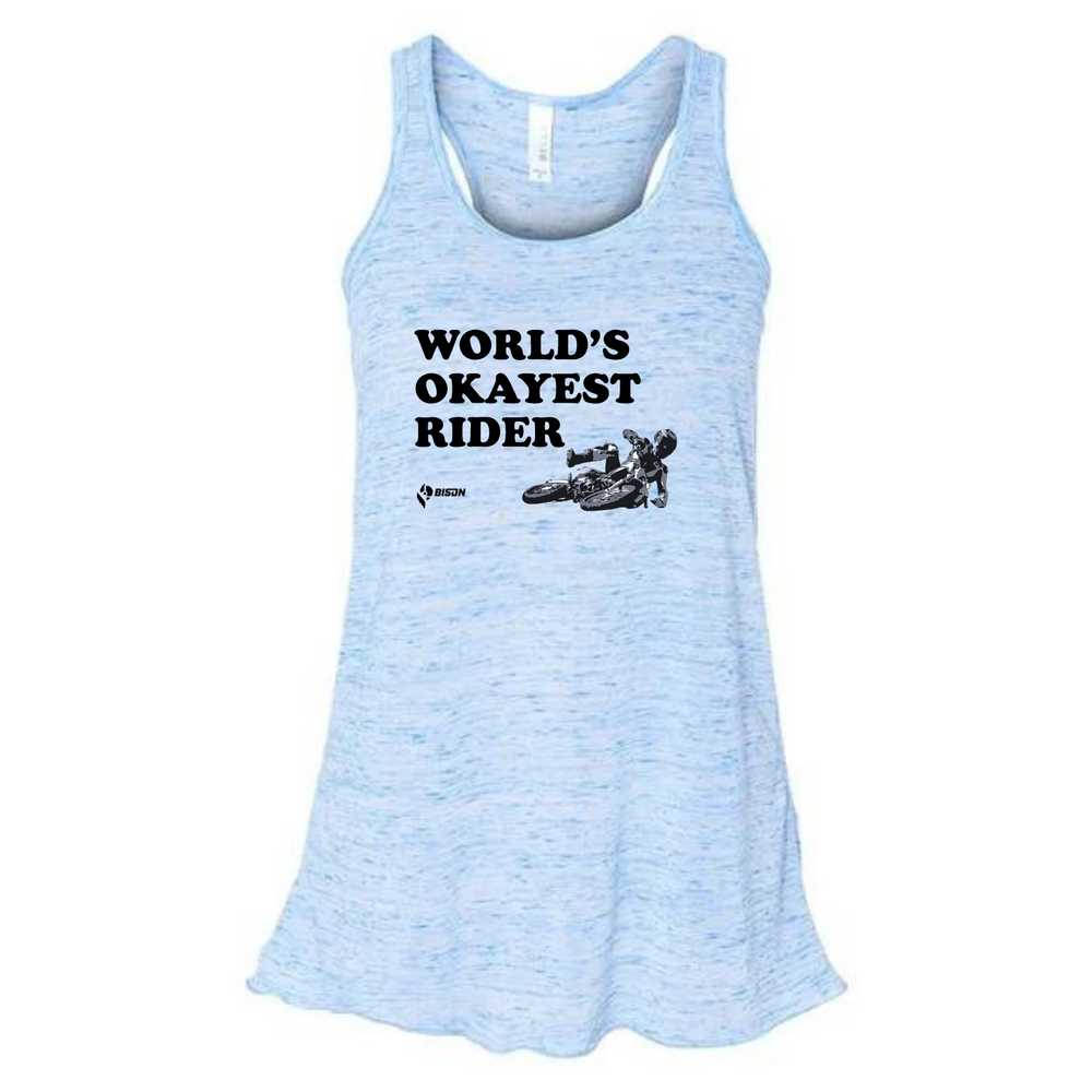 
                      
                        Bison World's Okayest Rider Women's Tank Top
                      
                    