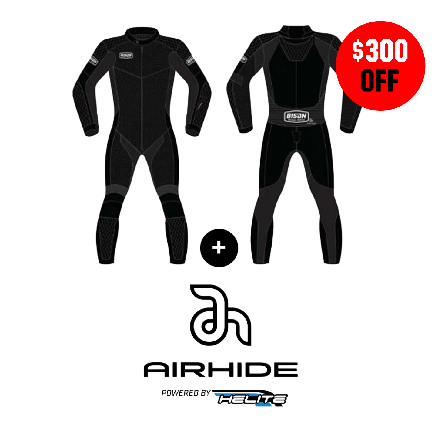 Custom Vintage Rebirth AirHide Suit with Helite Integrated Air Vest