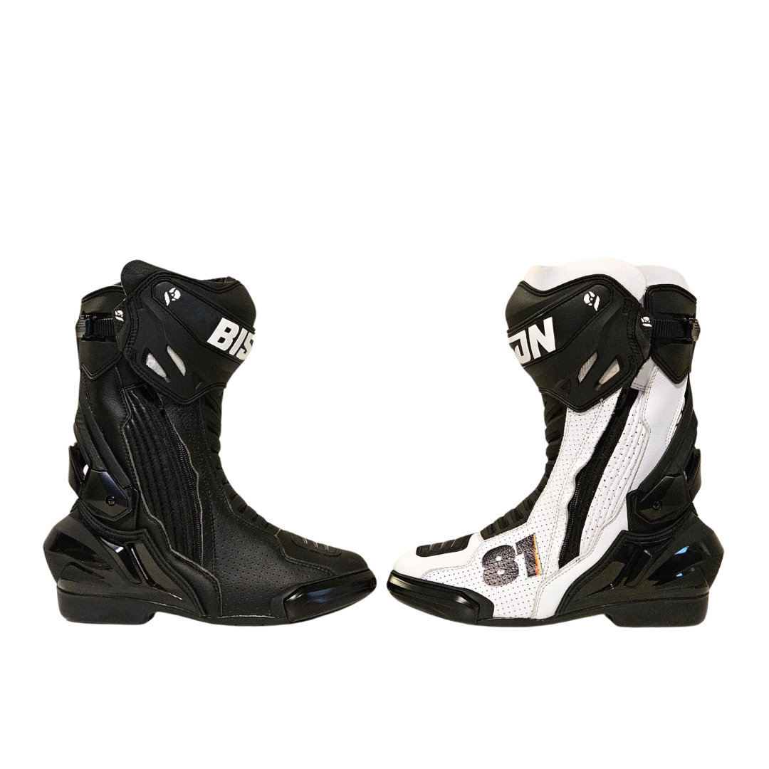 Bison Shoes Riding Bison Thor.1 Custom Motorcycle Racing Boots – Bison Track
