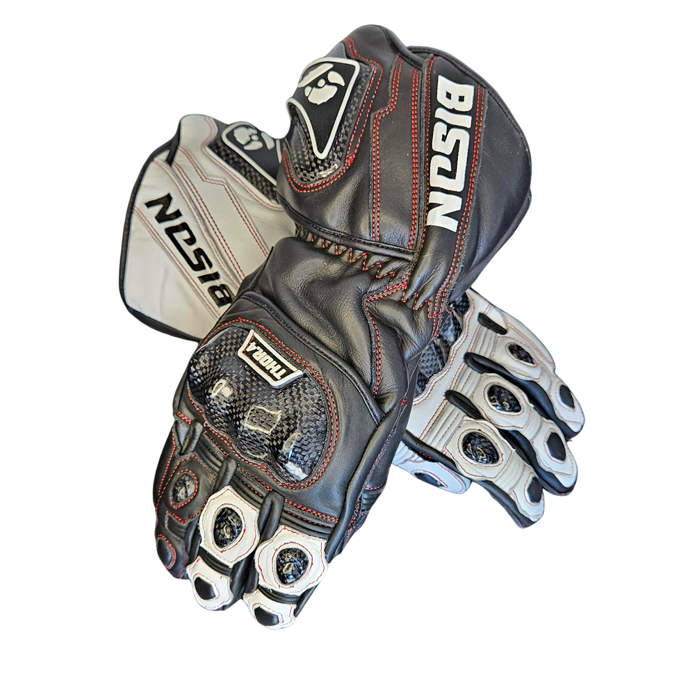 Bison Thor.4 Custom Motorcycle Racing Gloves