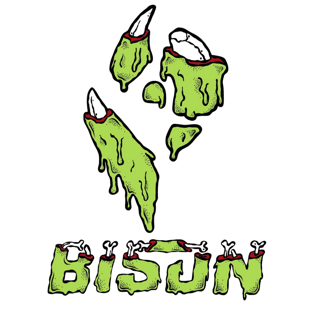 Bison Trick or Track Stickers