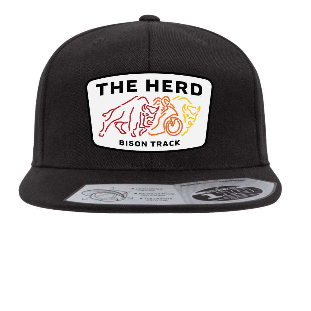 Bison Stampede Flat Bill Snapback Hat