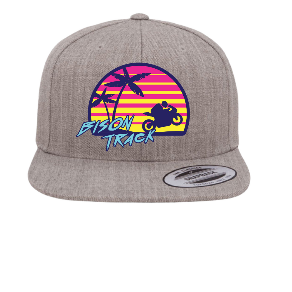 Bison Seabreeze Flat Bill, Snapback Hat