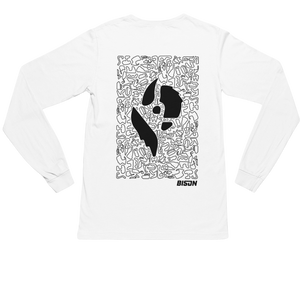 Open image in slideshow, Bison Abstracked Long Sleeve Tee
